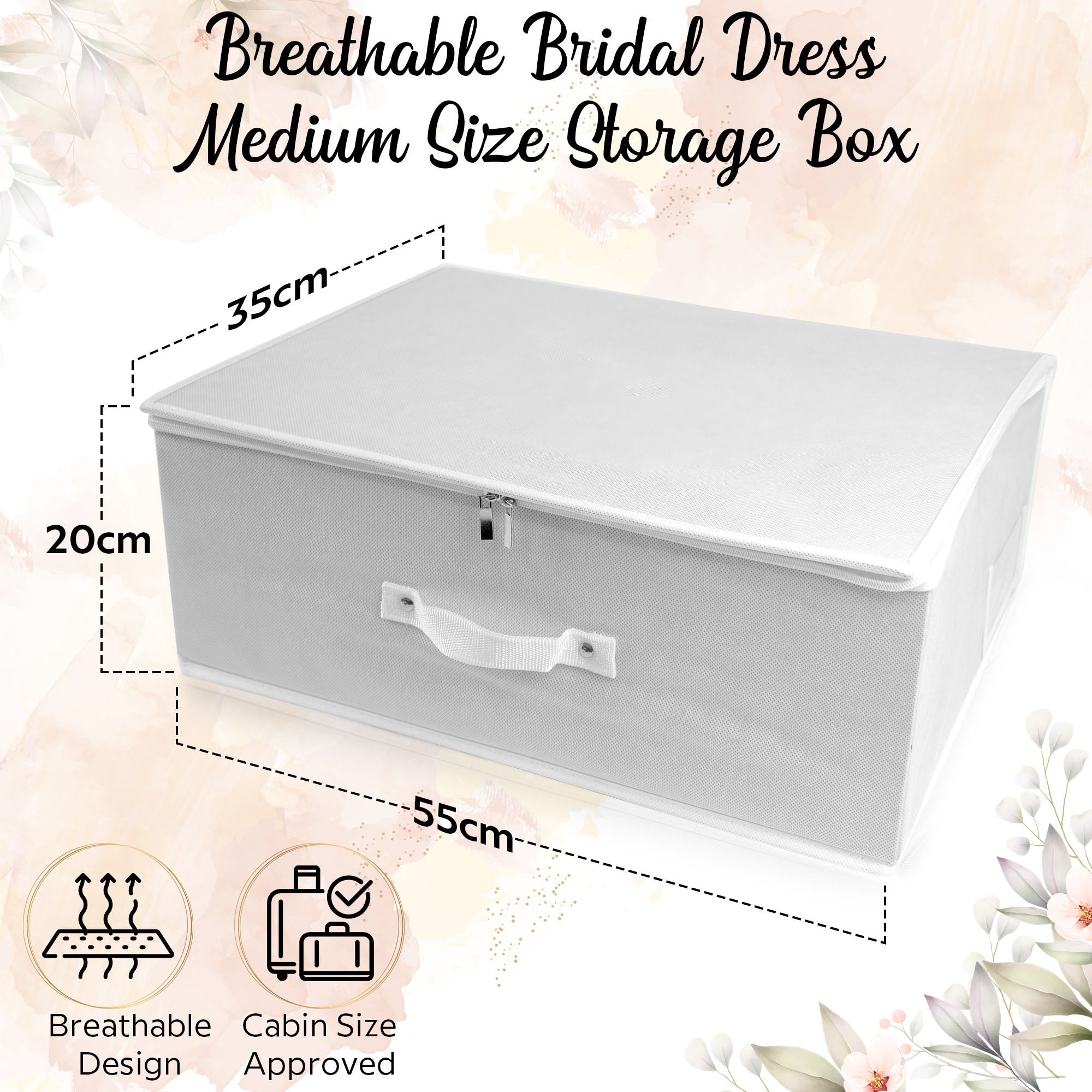 Wedding Dress Travel Storage Boxes Medium & Large Size