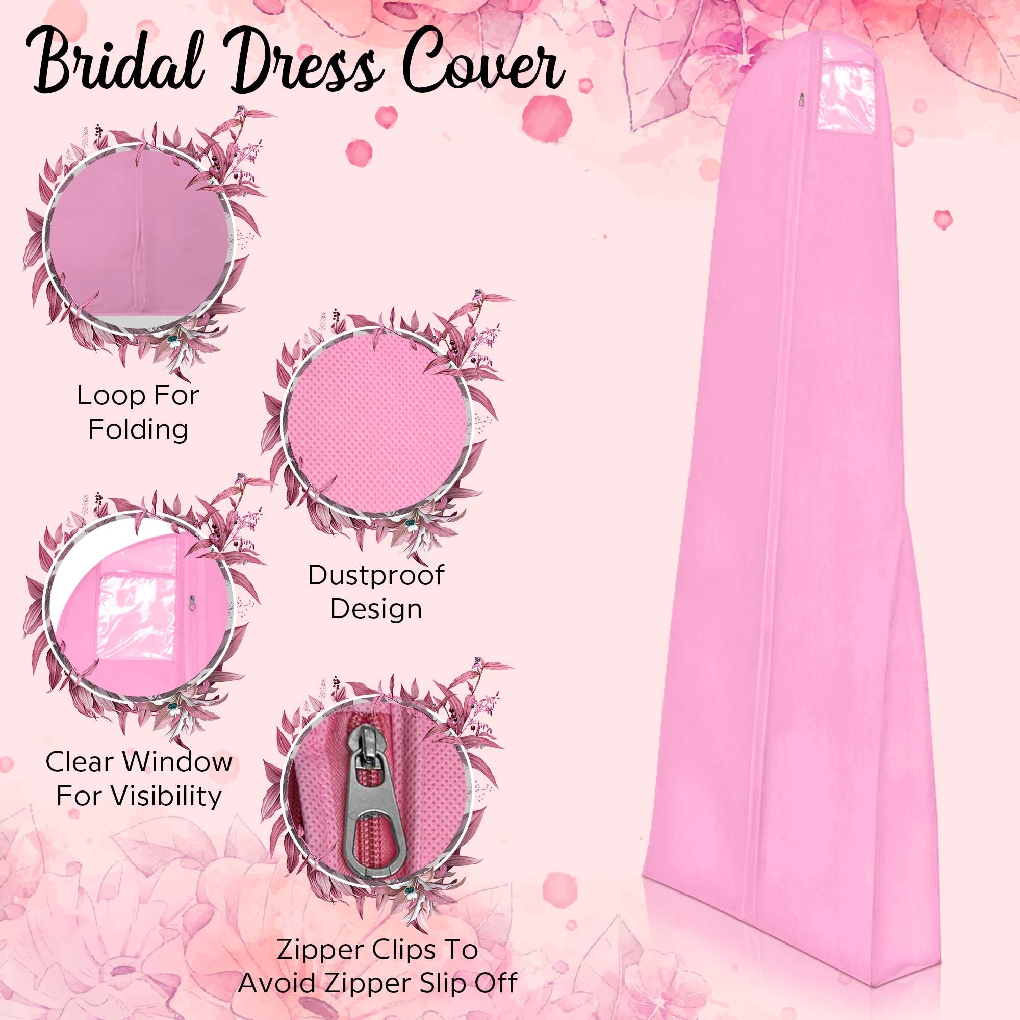 Standard 8" Gusset Bridal Dress Cover Bags