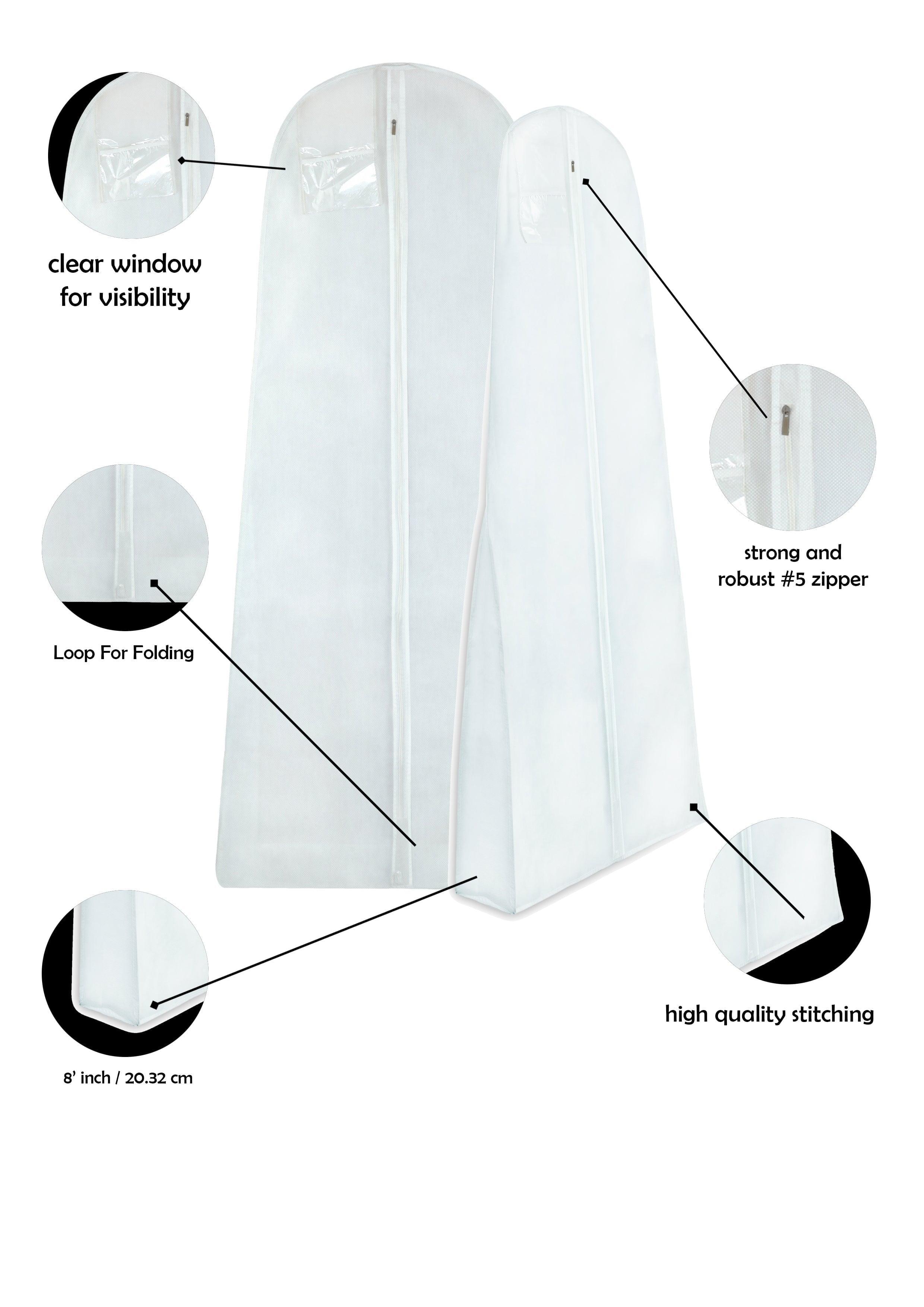 Standard 8" Gusset Bridal Dress Cover Bags - Wedcova UK Ltd